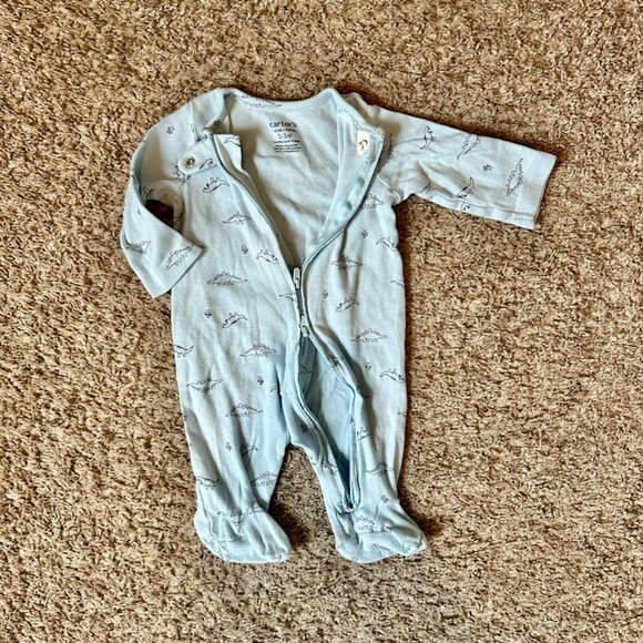 Mama's Boy Newborn Set - Jammies & Bodysuit I Size NB, 0-3 M I Carter's & Tahari - Picture 4 of 8